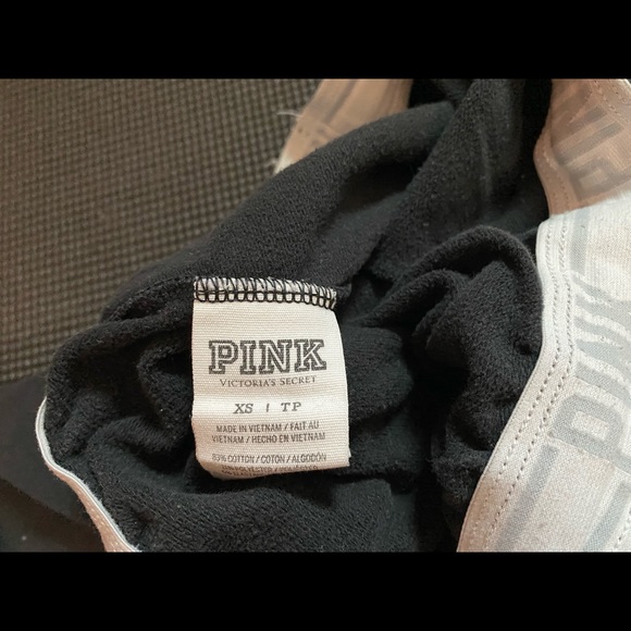 Victoria Secret Pink logo Joggers in black. - Picture 5 of 5
